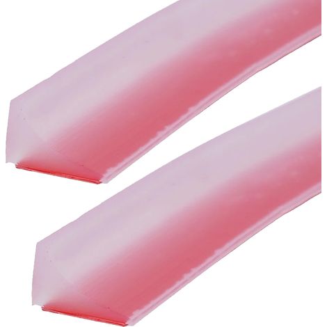 Barrera de ducha, flexible, de silicona, transparente, para cabina de ducha (1/5)