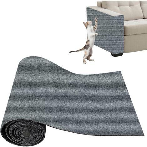1 Tapis Griffoir Adhésif Chat, Découpable DIY, Protection Meubles Anti-Rayures, Pour Canapé Et Mur, 30x100cm (1/5)