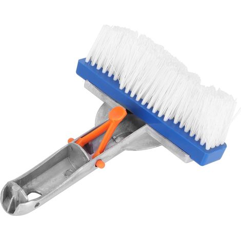 Tête de brosse pour piscine, brosse portable en nylon de 14 cm (5,5 pouces), brosse de nettoyage des parois de piscine, compatible avec les piscines enduites (1/5)