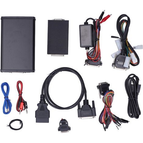 Outil Diagnostic Programmation ECU V2.8 Carte Rouge 12V/24V Universel Voiture Camion Tracteur Moto (1/5)