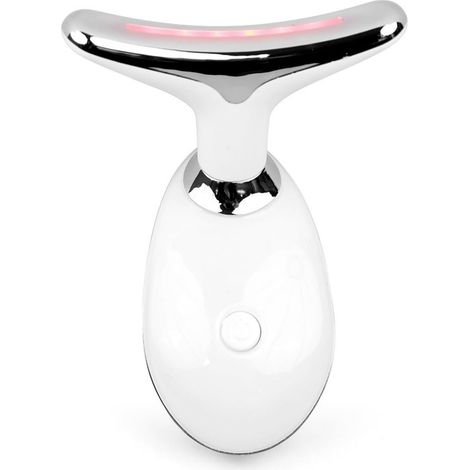 Levanta, suaviza, rejuvenece: Dispositivo multifuncional que combina tecnología de vibración y luz cálida para reafirmar la piel. (1/5)