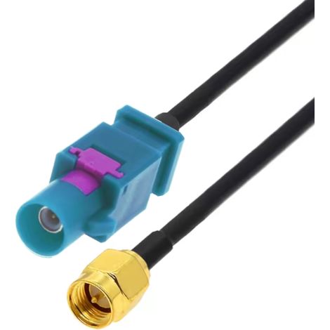 Pigtail Fakra Z-Stecker / SMA-Stecker RG174 4m