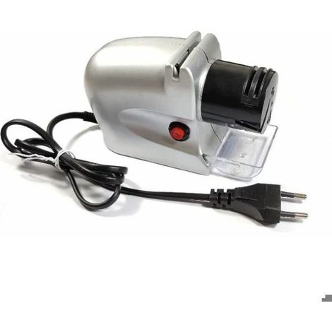 Aiguiseur de couteaux électrique, aiguiseur de couteaux de cuisine, base antidérapante pour couteaux et ciseaux, tournevis (1/5)