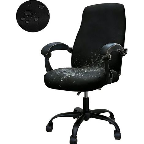 Funda elástica para silla，Altura del respaldo: 65-70 cm，Ancho del respaldo: 45-55 cm，Largo del asiento: 45-55 cm，Ancho del asiento: 45-55 cm (1/5)