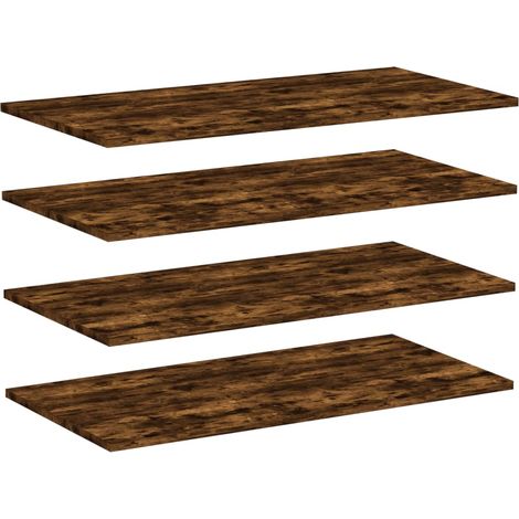 Maison Exclusive - Wandregale 4 Stk. Räuchereiche 80x40x1,5 cm Ho (1/5)