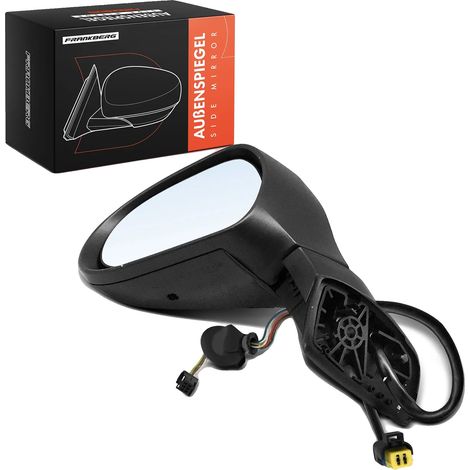 Specchietto retrovisore esterno, a funzionamento elettrico, compatibile con Peugeot 308 I 2007-2014, design convesso, posizione di installazione a sinistra. (1/5)