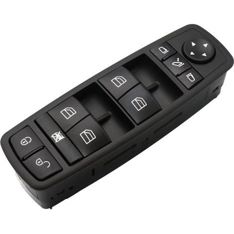 Lntyq Bouton interrupteur lève-vitre A1698206710 pour W245 W169 2006-2012 interrupteur de commande de vitres électriques, interrupteur de fenêtre (1/5)
