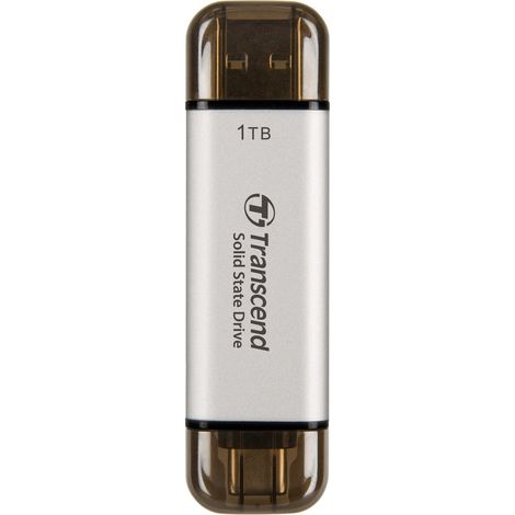 Transcend SSD Portable ESD310S 1TB, 10 Gbit/s, Type-A/Type-C Compatible PS4/PS5 – TS1TESD310S (TS1TESD310S) (1/4)