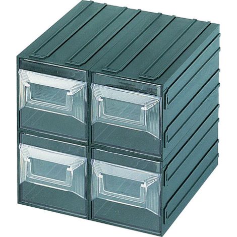 BoA te de rangement pour petites piA ces en A ponge Vision 17 avec 4 compartiments A tiroirs