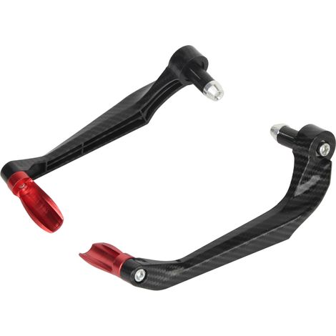 Levier de frein de moto, protège-mains en alliage d'aluminium rouge, accessoire de conversion pour moto tout-terrain (1/5)
