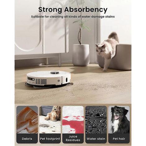 Convient aux pièces de vadrouille Roborock Qrevo Curv 2 Pro / Qrevo CurvX / Qrevo EdgeT / Saros 10R / S9 MaxV (1/5)