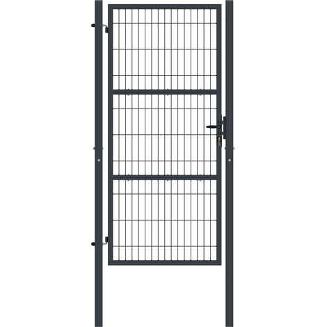 Puerta de malla 1m RAZO Alt.200cm gris (1/5)