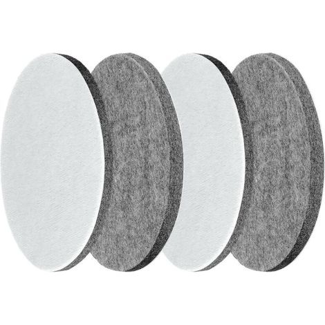6 Feutre de polissage 125 mm disque de polissage pour ponceuse excentrique tampon de polissage feutre verre tampons de polissage de voiture 125 mm tampon de feutre Velcro (1/4)