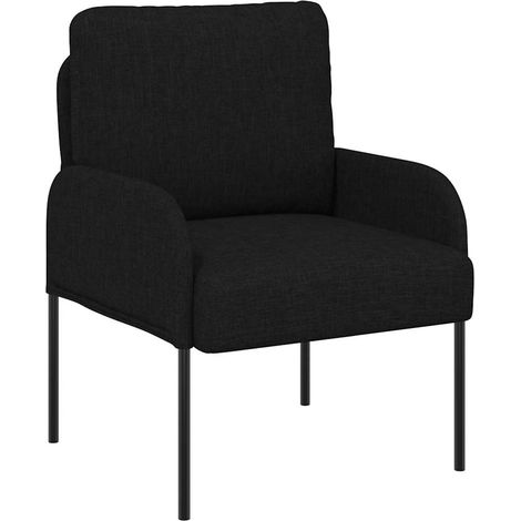 Maison Exclusive - Divani con cuscino 55cm Nero Legno compensato