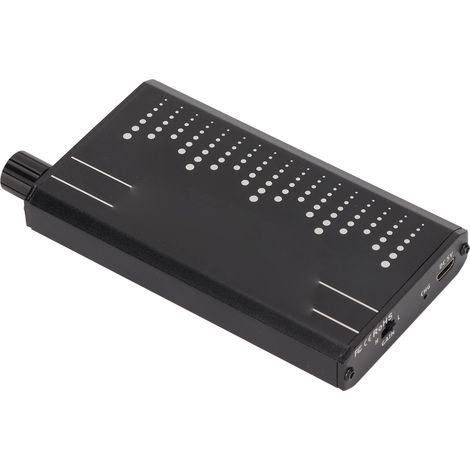 Tragbarer HiFi-Kopfhörerverstärker mit 3,5-mm-Kabeleingang und -ausgang sowie zweistufigem Verstärkungsregler. (1/5)