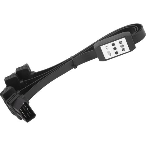 OBD2-Verlängerungskabel-Splitter (1 auf 3), 48 cm (1,57 Fuß), 16-poliges Anschlusskabel mit Schalter, Kfz-Diagnosegerät (1/5)