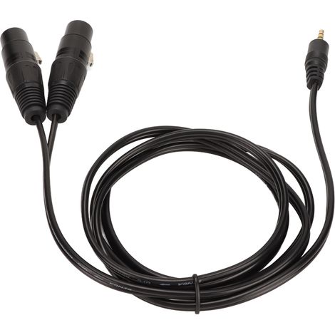 Câble stéréo 3,5 mm vers double XLR, 1,5 m, Plug and Play, câble répartiteur en Y 3,5 mm mâle vers double XLR femelle pour PC et smartphone (1/5)