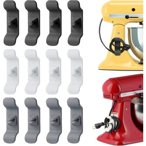 Avvolgicavo per elettrodomestici da cucina da 12 pezzi, organizzatore di cavi per elettrodomestici da cucina, avvolgicavo per elettrodomestici, per avvolgicavi da cucina (1/5)