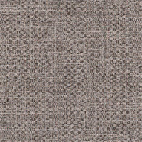 Papier peint uni gris bronze aspect jute chambre | Tapisserie unie grise-marron effet textile salon & couloir | Papier peint intissé vinyle bureau (1/2)