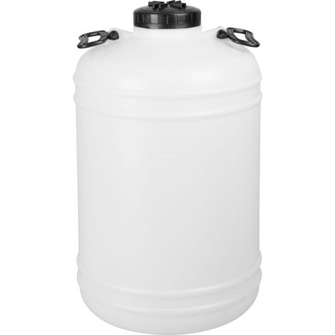 Fass Pannon Fermet 50 Liter, Gewinde, schmalhalsiges Kunststofffass für Gärung, Trinkwasser, Hals 115 mm (1/3)