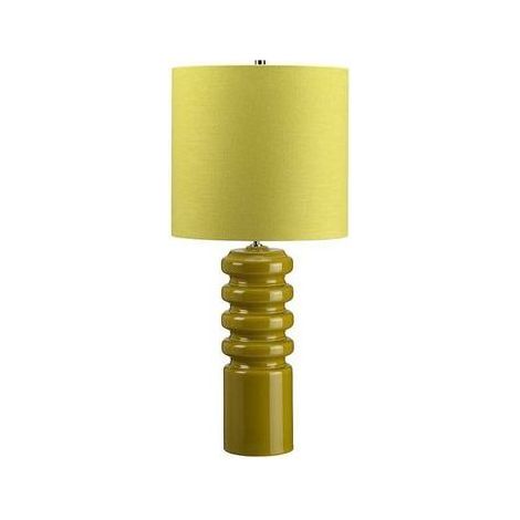 Elstead Contour - 1 lampe de table lumineuse Lime, E27 (1/3)