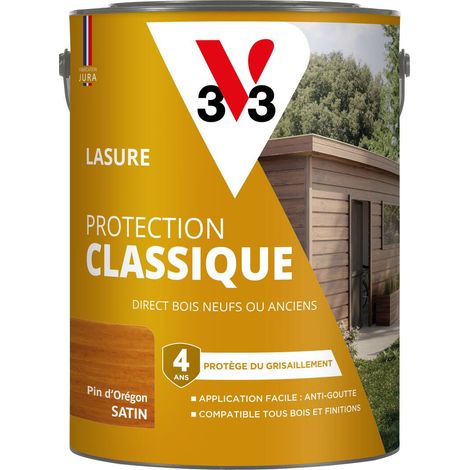 Lasure Protection Classique V33 PIN D'OR Satin -5L