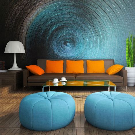 Papier peint tourbillon d'eau - 250 x 193 cm (1/4)