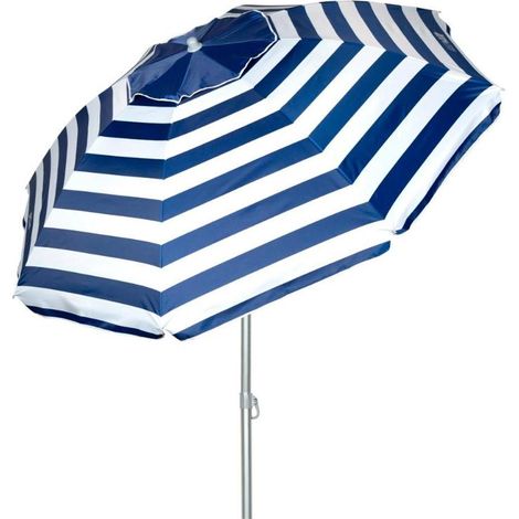 Sombrilla Aktive Ventilación Techo Protección UV50 200cm Azul Marino Blanco (1/3)
