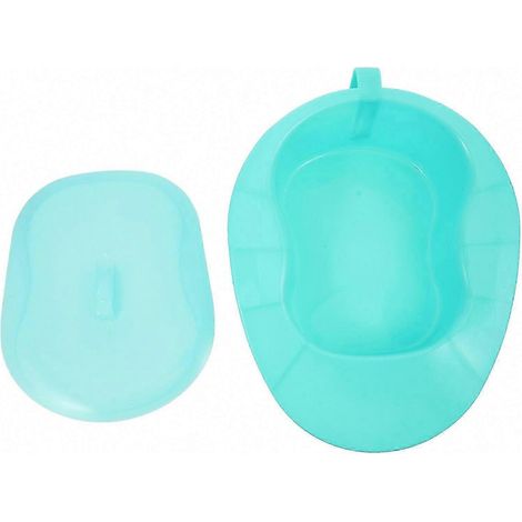 Bassine de lit confortable et hygiénique pour patients alités, facile à nettoyer et à utiliser. (1/4)