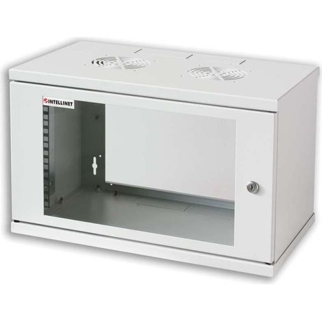 INTELLINET Armadio Rack 19 da muro 16HE Grigio (1/5)