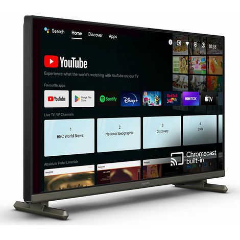 TV Hôtel - PHILIPS - 24HFL4518/12 - 24 pouces (HD 1366x768) - Wi‑Fi - DVB‑T2
