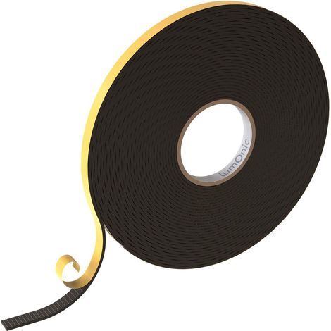 Bande d'étanchéité auto-adhésive EPDM 10m x 10mm x 2mm pour fenêtres et portes (1/5)