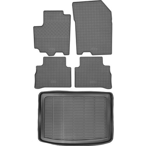 Set di tappetini in gomma per auto e tappetino per bagagliaio per Suzuki Vitara II SUV dal 2015