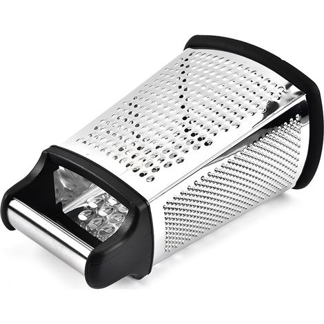 Râpe à fruits et légumes en acier inoxydable 4 faces, outil de découpe multifonction pour cuisine professionnelle (1/3)