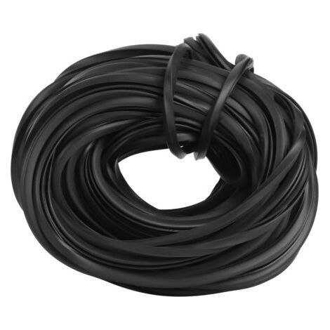 Greenhouse Black Rubber Strip Line Cable Greenhouse Accessories Glass Sealing Supplies 18m (1/5)