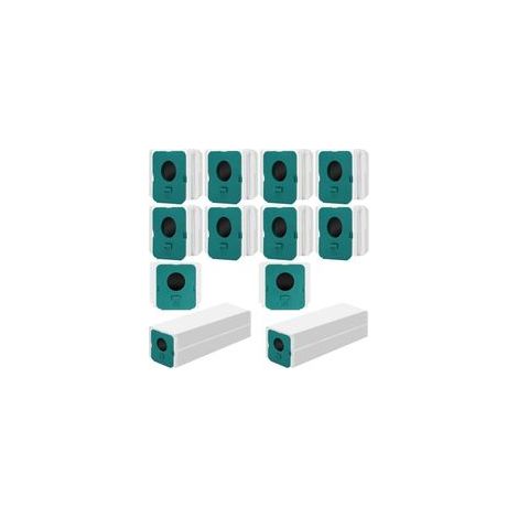 12 Pièces pour SAMSUNG BESPOKE VS20 Sacs à Poussière pour Aspirateur Kit, pour Samsung Accessoires pour Aspirateurs Remplacement Sacs à Poussière de Rechange, Sacs d'élimination la Saleté Clean (1/4)