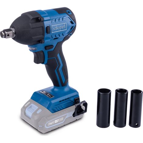Scheppach Clé à Chocs sans fil 1/2" IXES 20V - BC-IW350-X - Brushless - Couple 370 nM - 3600 bpm - 2800min-1 - LED & Clip de ceinture - Vendue sans batterie ni chargeur