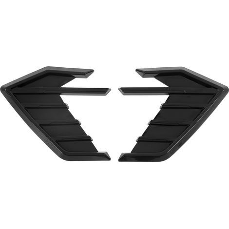 Set mit 2 Garagenlüftungsgittern, glänzend schwarz, universell für den Außenbereich geeignet, für Autos (1/5)