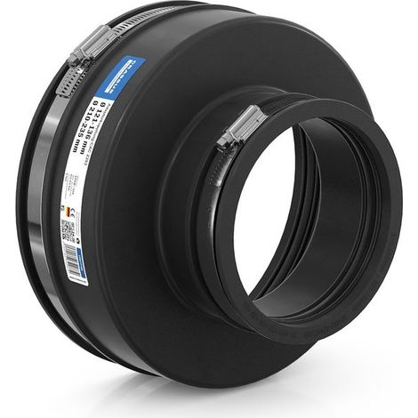 CR Adapterkupplung CAC 2353, bis 0,6 bar (210-235mm auf 121-136mm), EPDM / V2A