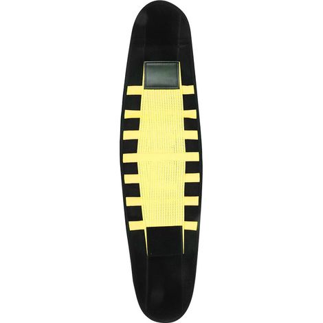 Ceinture Lombaire - Support Dorsal Réglable En Polyester - Pour Sport Et Levage - Jaune - 1 Pièce (1/5)