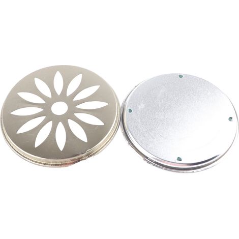 Porte-Spiral Anti-Moustiques en Acier Inoxydable 4 Pièces avec Support à Griffes et Couvercle Aéré
