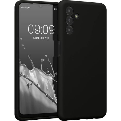 COQUE EN SILICONE POUR SAMSUNG GALAXY A13 5G NOIR MAT SM-A136U (1/5)