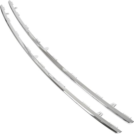 Peugeot 508 I 10-15 Obere + untere Kühlergrillblende zwischen den Scheinwerfern (Kühlergrill) Chrom 2-teiliges Set (1/5)