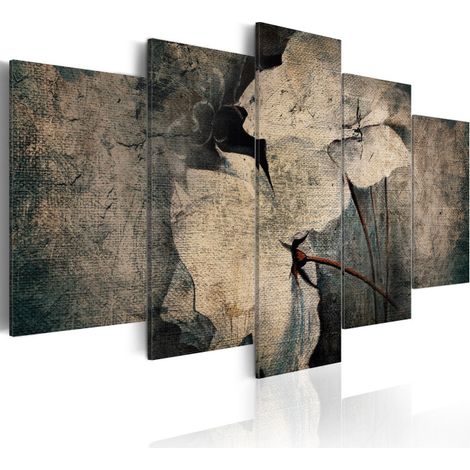 Tableau Imprimé "Flowers of Melancholy" 50 x 100 cm (1/2)