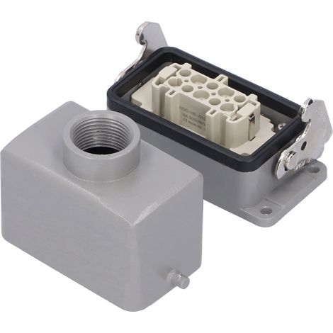 Hochleistungs-Rechteckstecker für die Luftfahrtindustrie, 10-polig, Einzelknopf, Industriebedarf (1/5)
