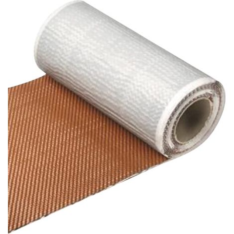 Scossalina autoadesiva in rotolo Ecowaflex B.W.K. - alluminio laccato - 5 m x 300 mm - rosso mattone - 1000002826