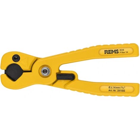 cesoia per tubi in materiale plastico rems ros p flex 14