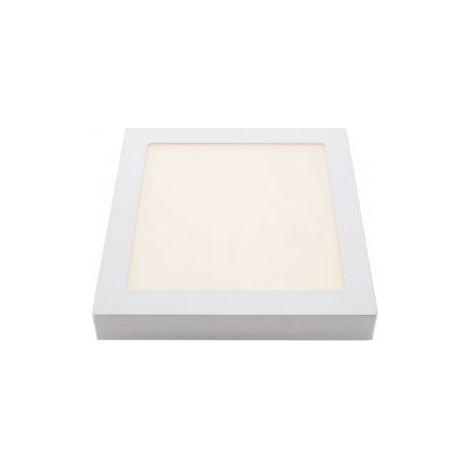 Downlight surface tuf 12w 4000k Blanc Carré 1080Lm 3.5x17x17 Cm