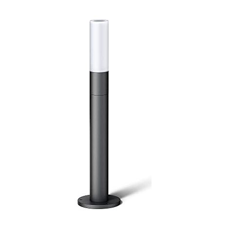 Steinel LED luce di percorso GL 65 Antracite, vetro opalino, luce da supporto in alluminio, luce da giardino bianco caldo, 77 cm di altezza (1/4)