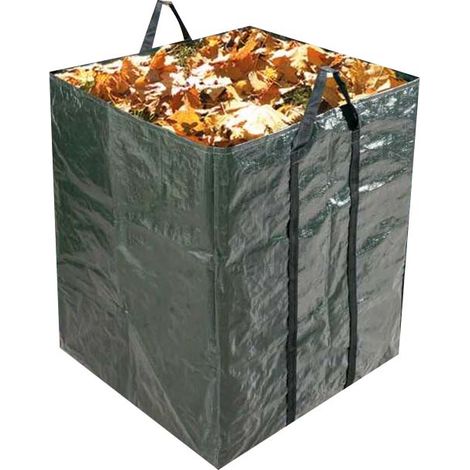 Sacca per rifiuti da giardino, capacita' 125 lt, con maniglie, in polietilene, 50x50xh.60 cm